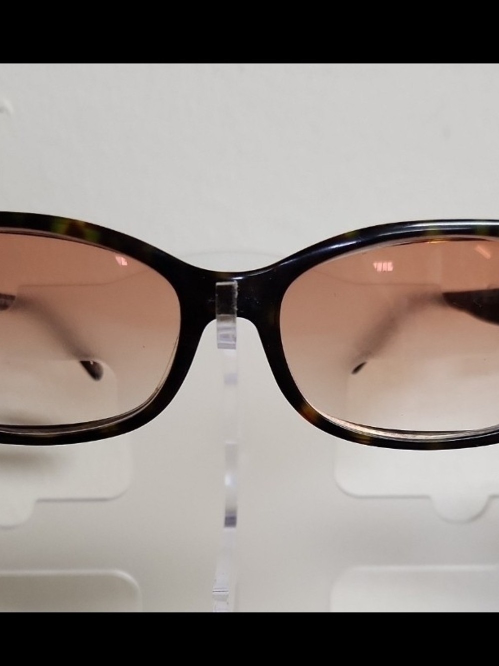 Coach Tortoiseshell Sunglasses with Rose Gradient Lenses